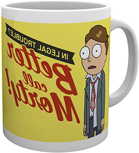 GB Eye Tazza Ufficiale Rick And Morty Con Scritta 'Voglio Credere'